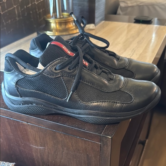 Prada Men's Black Sneakers - Picture 1 of 5